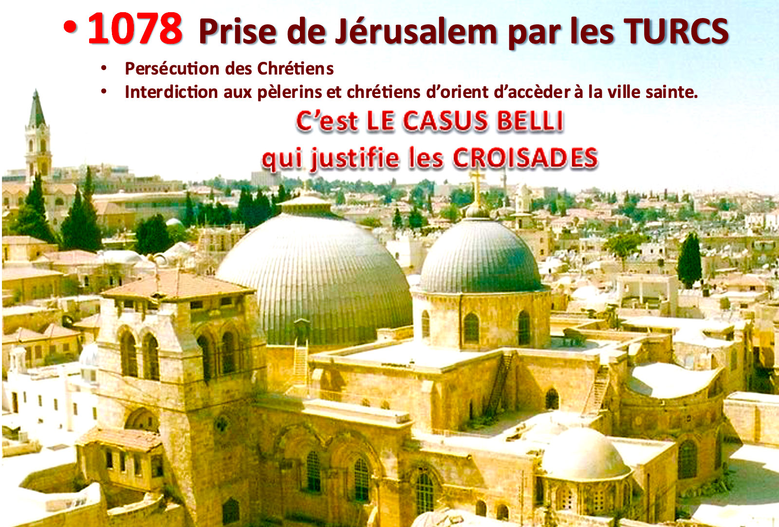 Prise de Jerusaleme par les Turcs